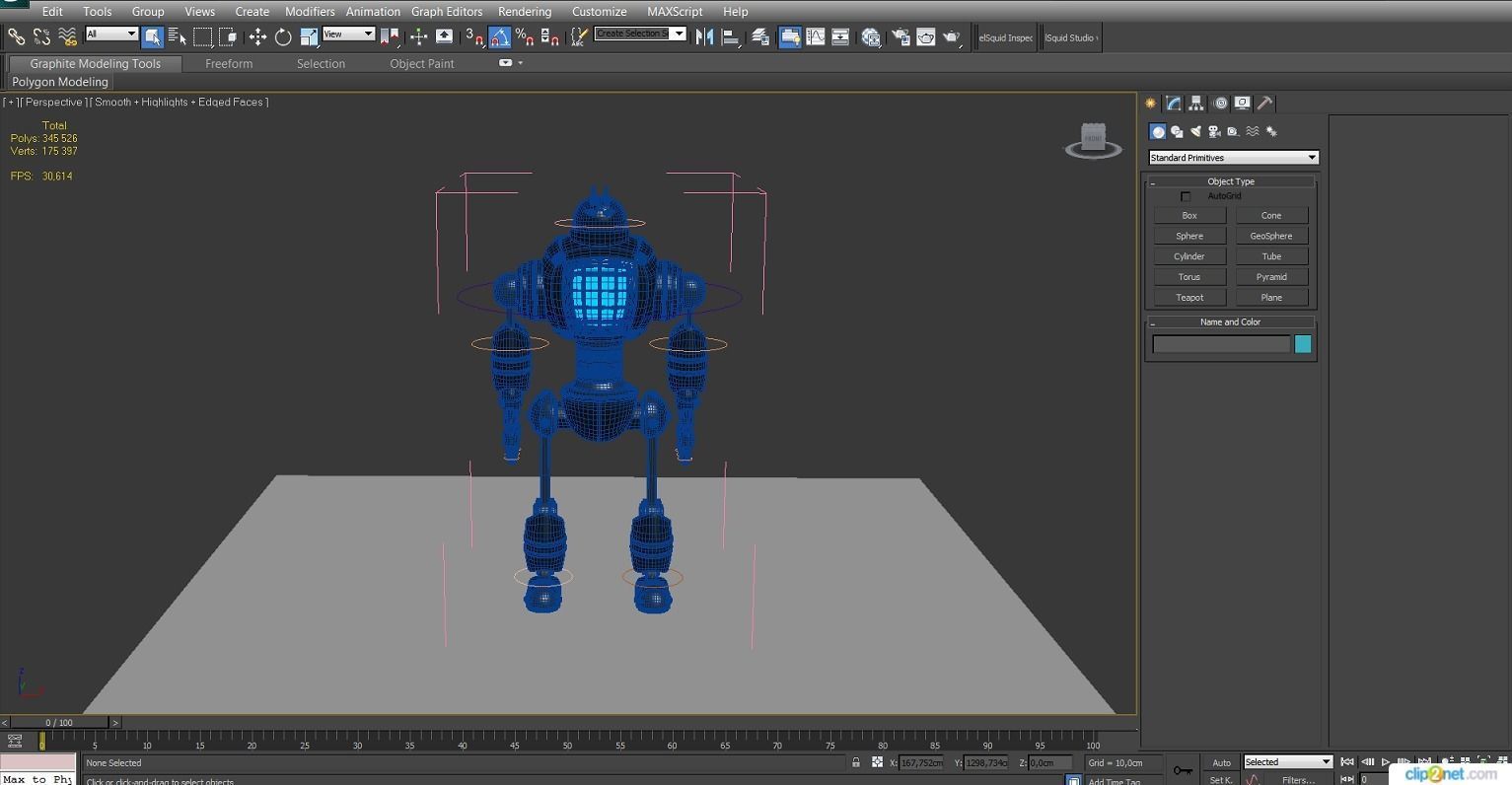 Black Fighter  3D model_11