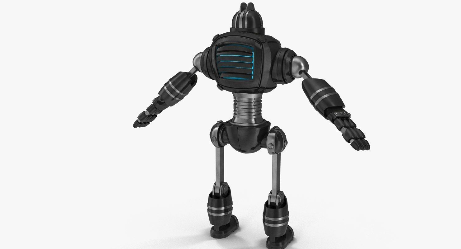 Black Fighter  3D model_3