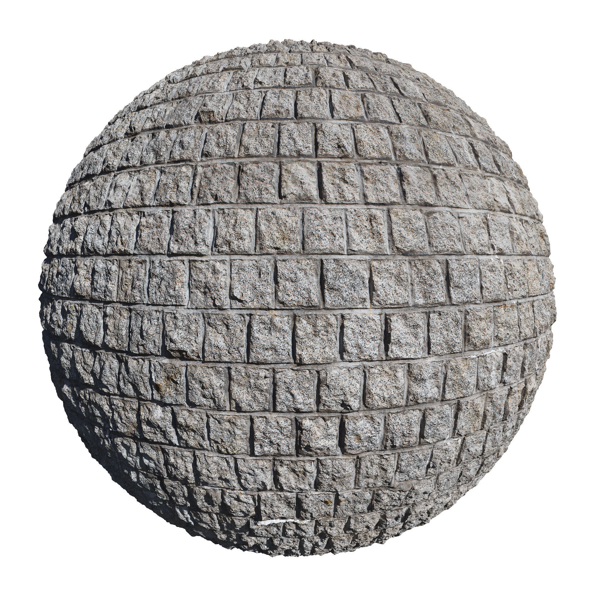 Ultra realistic Brick Old wall 3D model_3