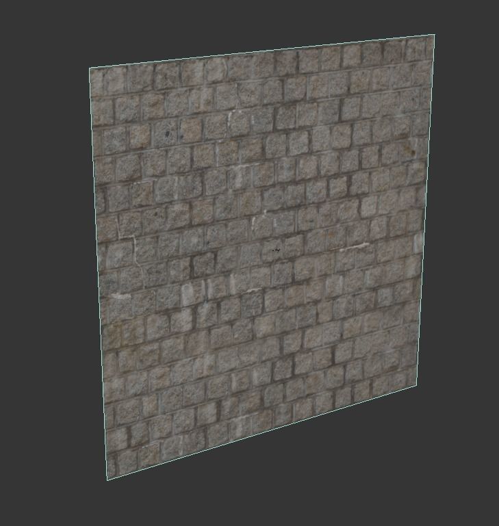 Ultra realistic Brick Old wall 3D model_6