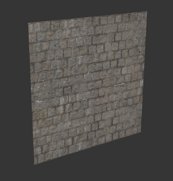 Ultra realistic Brick Old wall 3D model_5