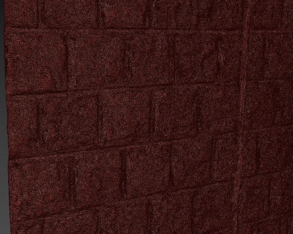 Ultra realistic Brick Old wall 3D model_9