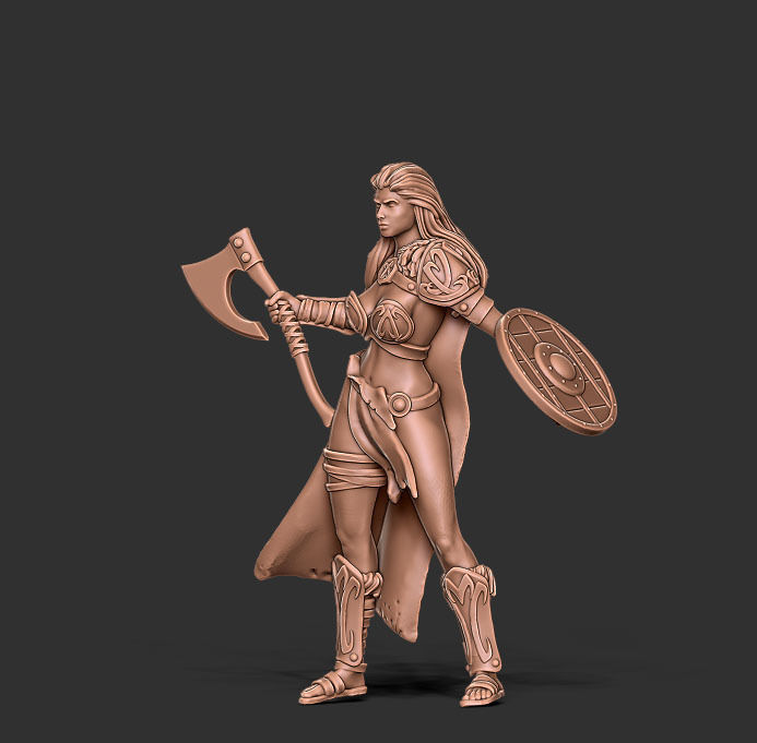 Motherwolf 35mm scale 3D print model_13