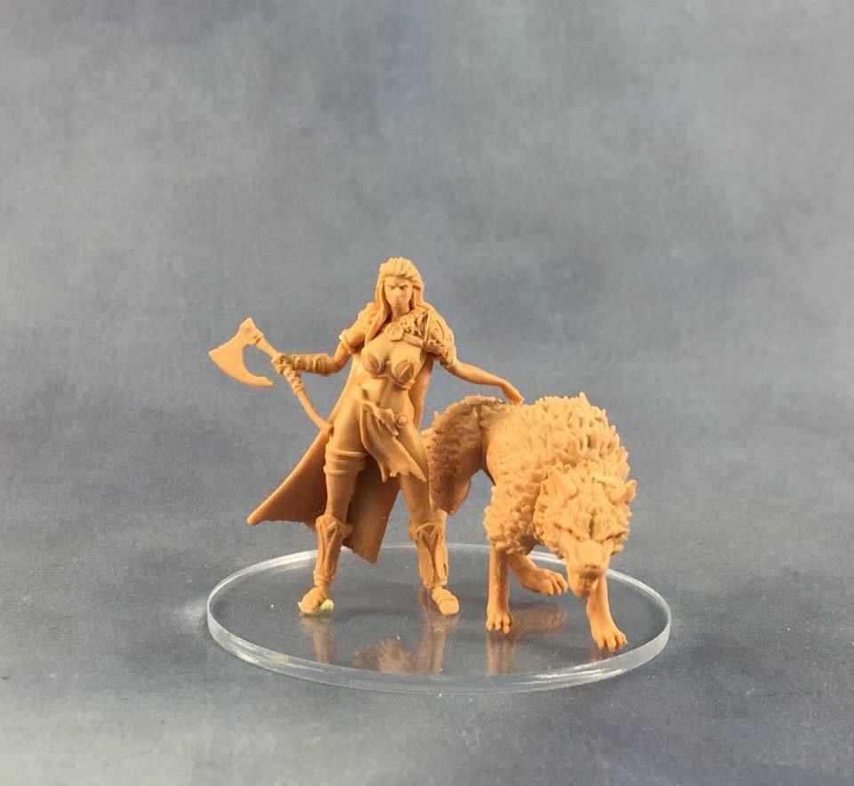 Motherwolf 35mm scale 3D print model_6