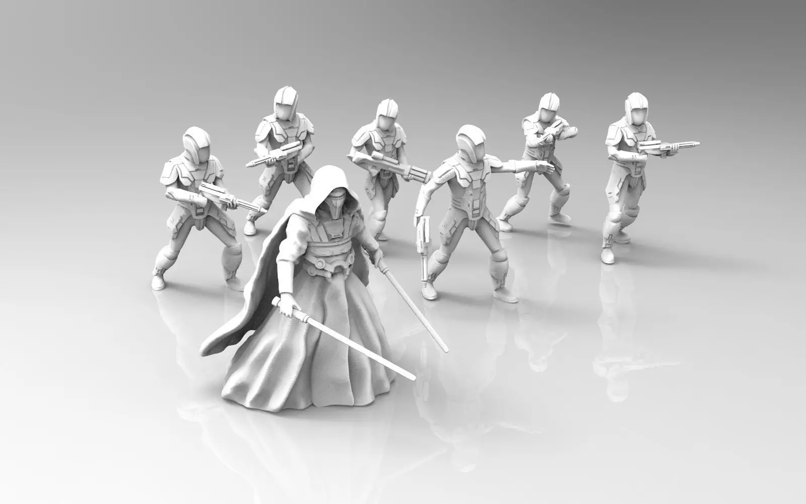 Ancient Knight and Troopers Bundle 3D print model_0