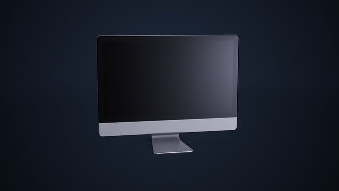 Monitor PBR Low Poly Low-poly 3D model