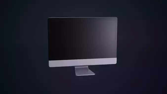 Monitor PBR Low Poly Low-poly 3D model