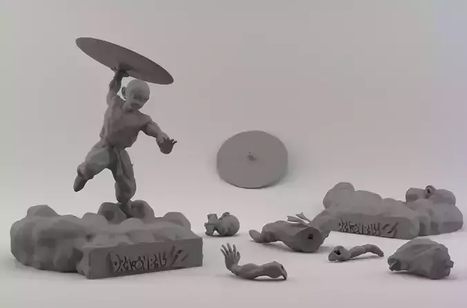 Krilin lord of rings figurine