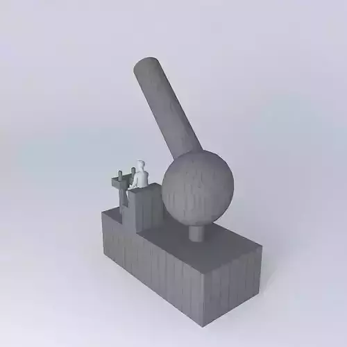 cannon Free 3D model