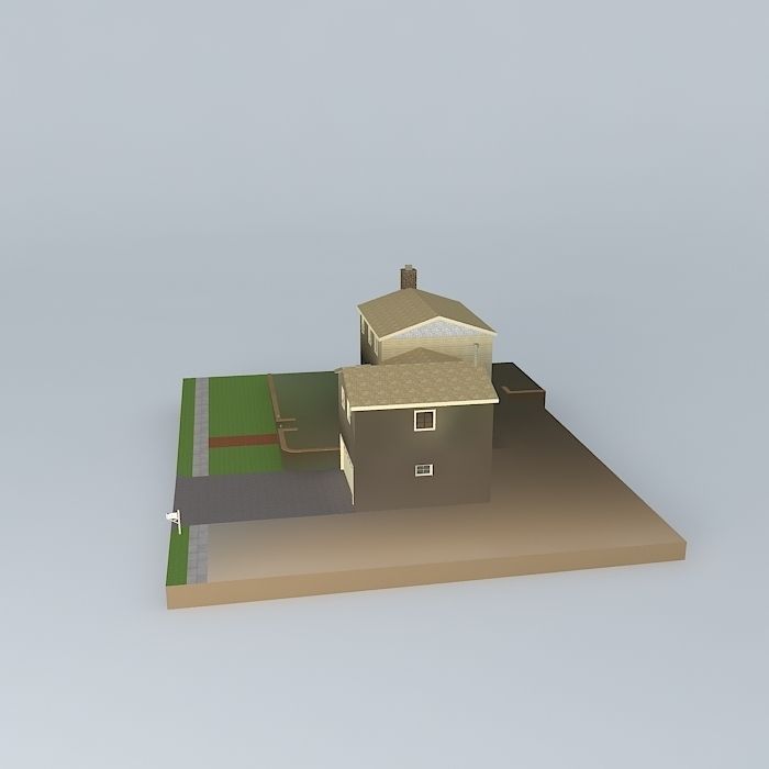 The Irvington House Free 3D model_2