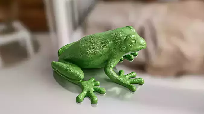 Realistic Frog Toy