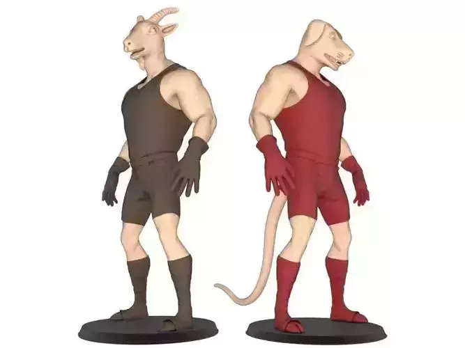 Beast man of Dog and Goat