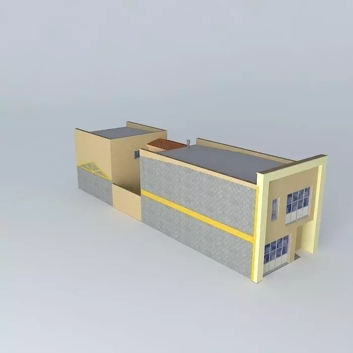 Storefront Townhouse Free 3D model