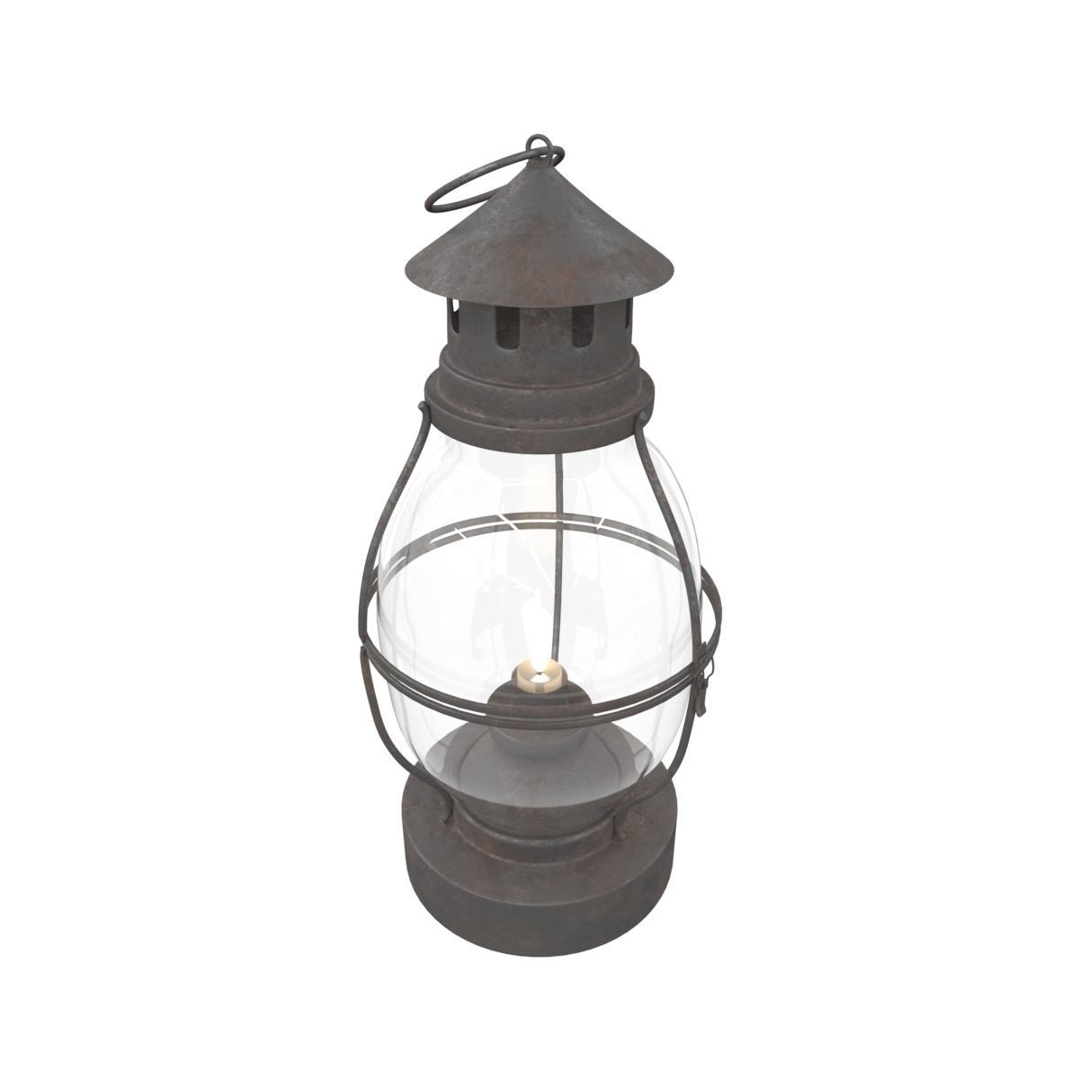 Old Lamp 4 3D model_5