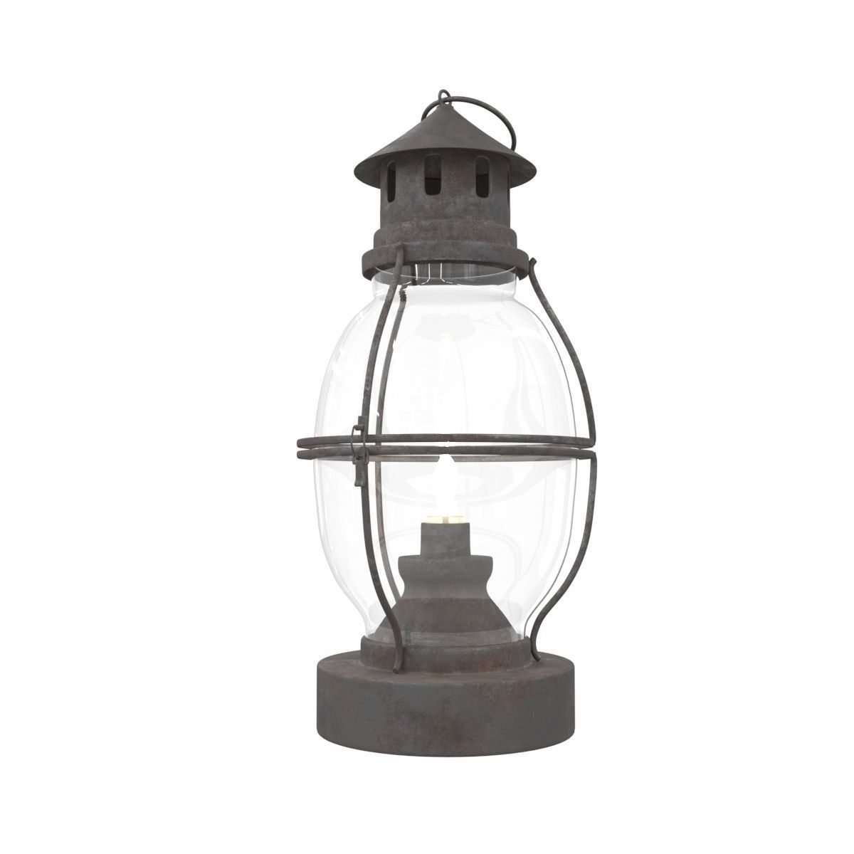 Old Lamp 4 3D model_3