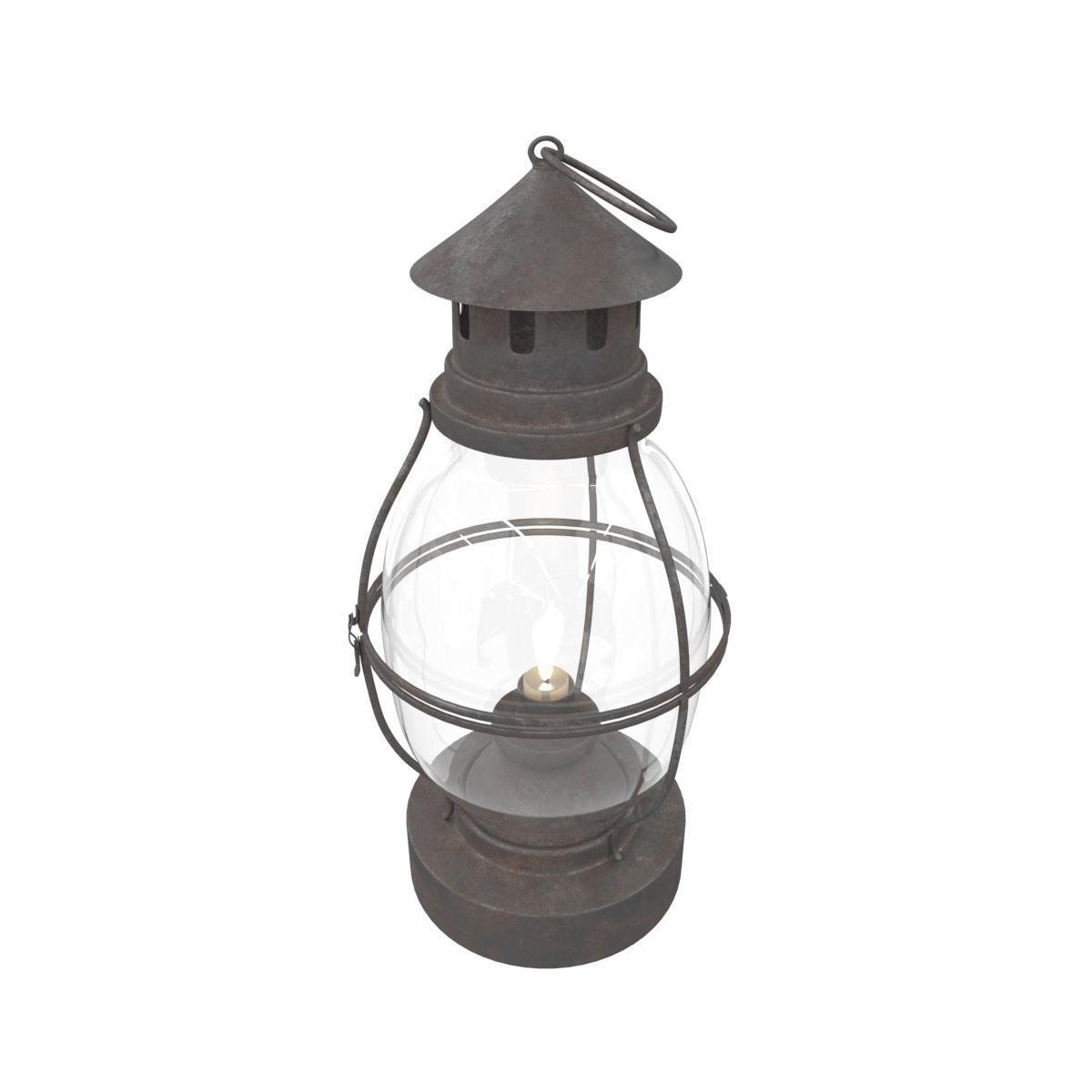 Old Lamp 4 3D model_7