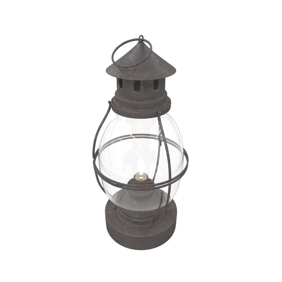 Old Lamp 4 3D model_6