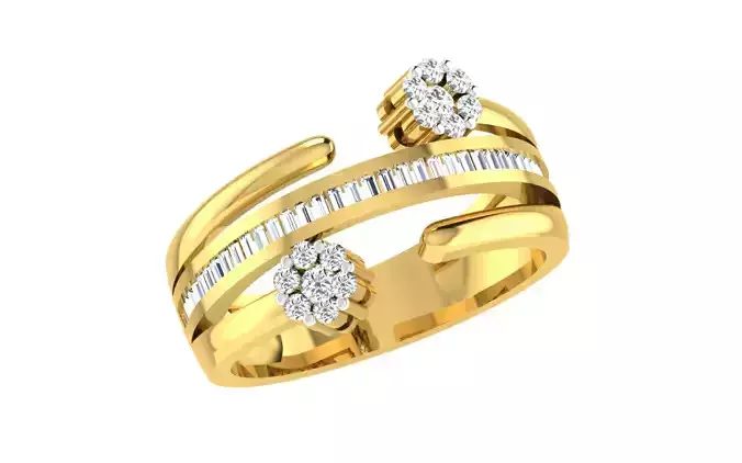 Women ring 3dm stl render detail 3D print model