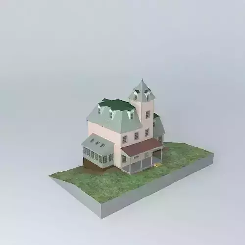 Victorian House with Attic