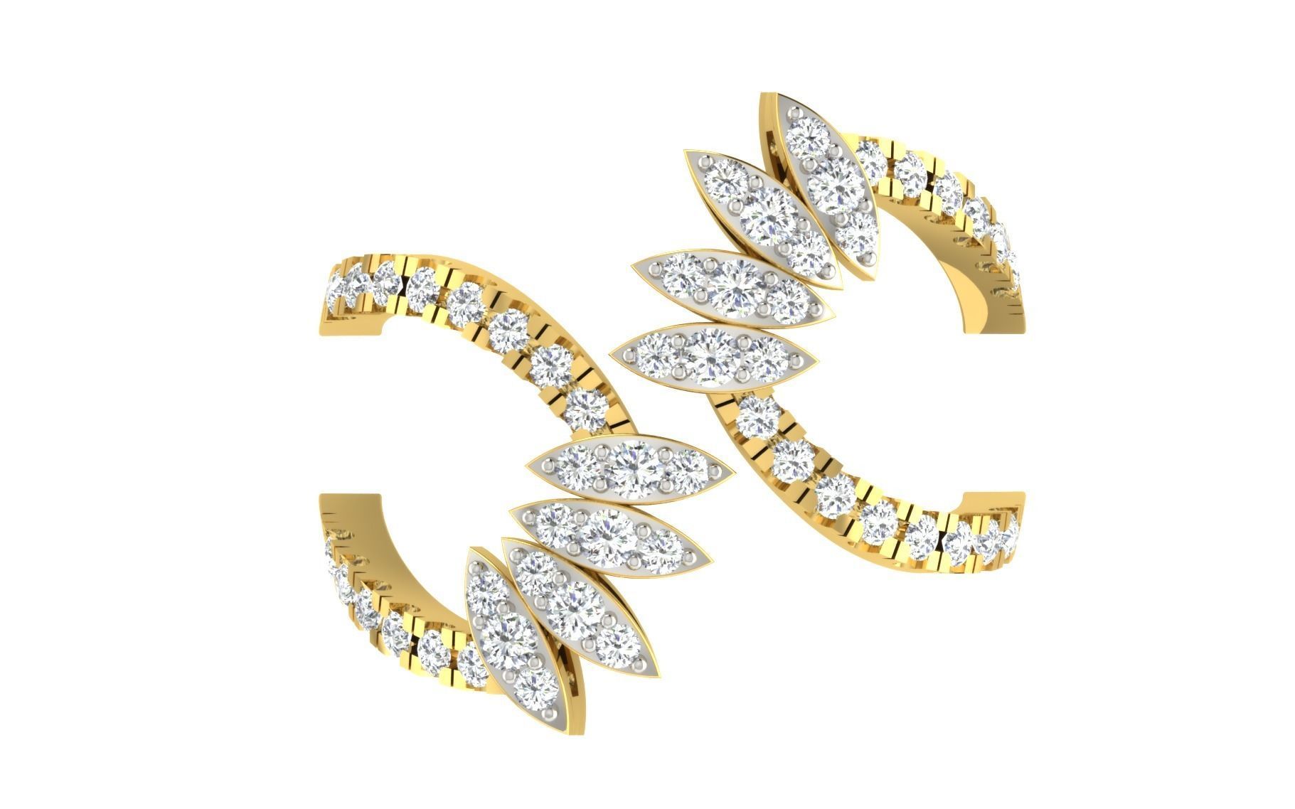 Women ring 3dm stl render detail 3D print model 3D print model_7