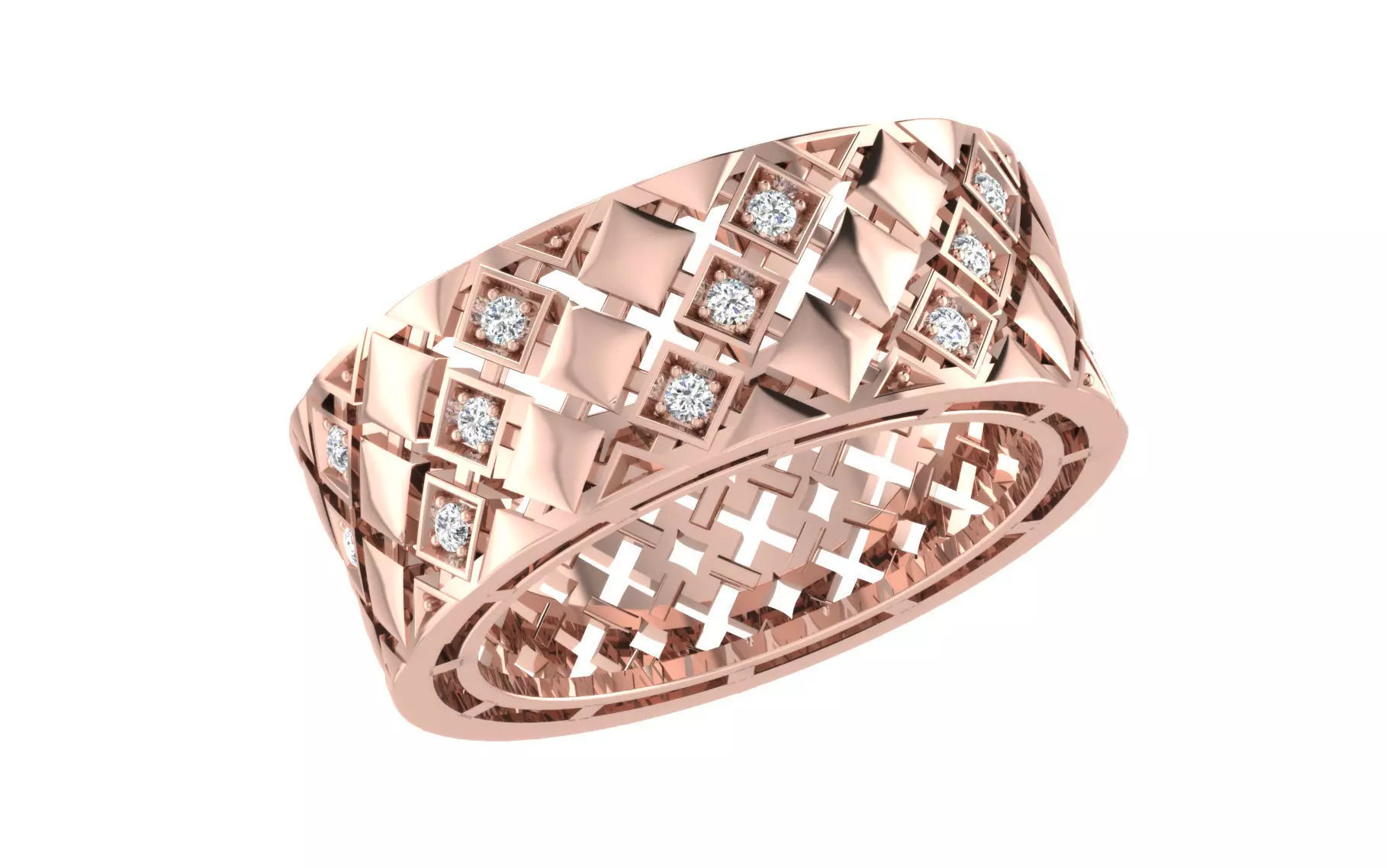 Women ring 3dm stl render detail 3D print model 3D print model_0