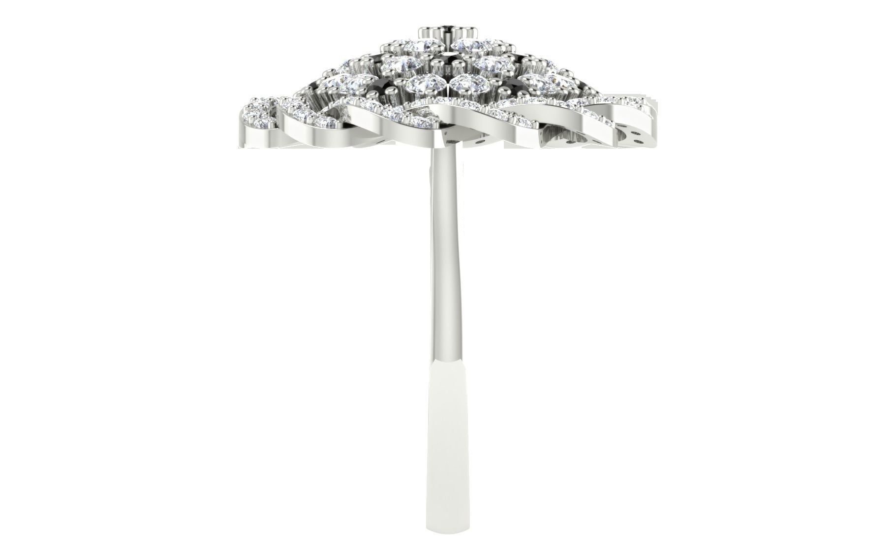 Women ring 3dm stl render detail 3D print model 3D print model_5