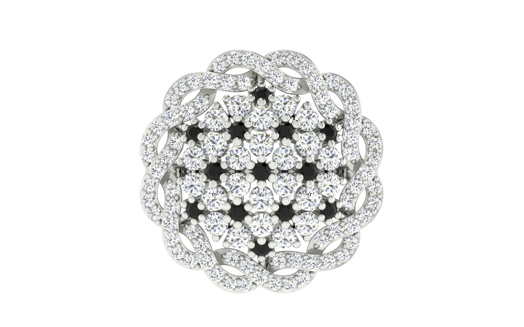 Women ring 3dm stl render detail 3D print model 3D print model_6