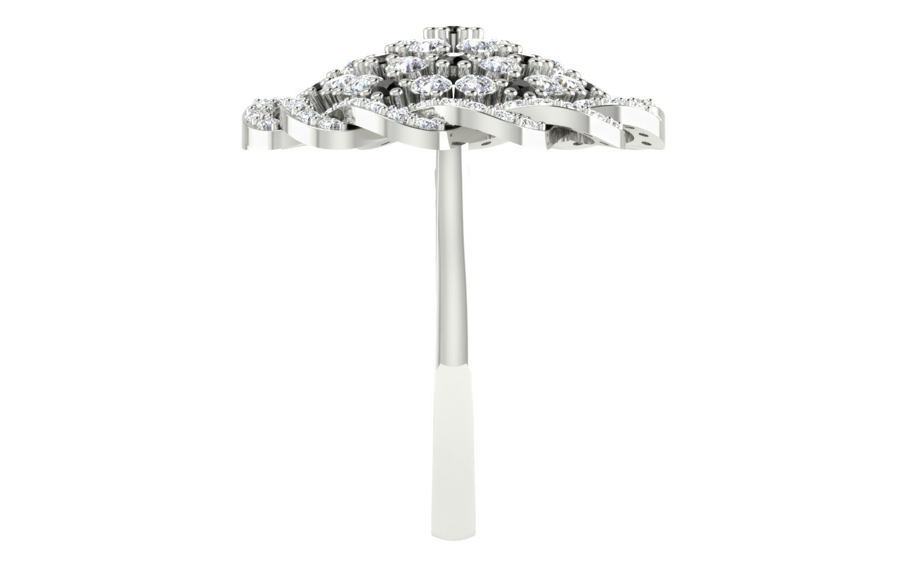 Women ring 3dm stl render detail 3D print model 3D print model_4