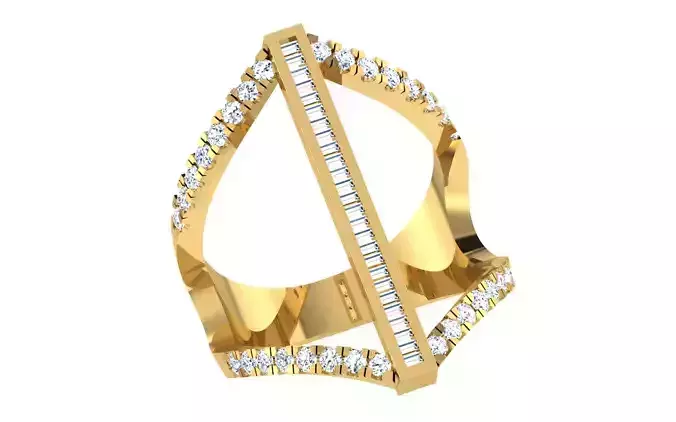 Women ring 3dm stl render detail 3D print model 3D print model