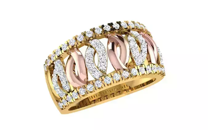 Women ring 3dm stl render detail 3D print model 3D print model