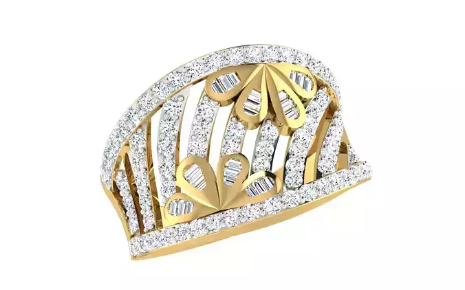 Women ring 3dm stl render detail 3D print model 3D print model