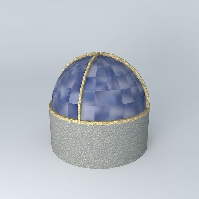dome glass Free 3D model_1