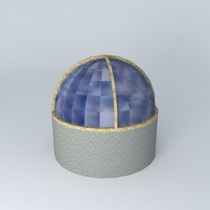 dome glass Free 3D model_2