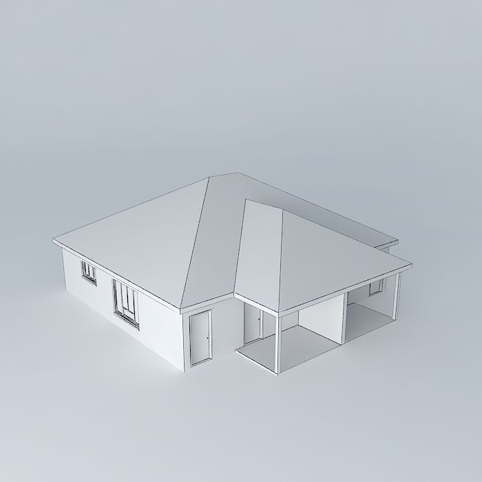 Paul's Duplex Free 3D model_4