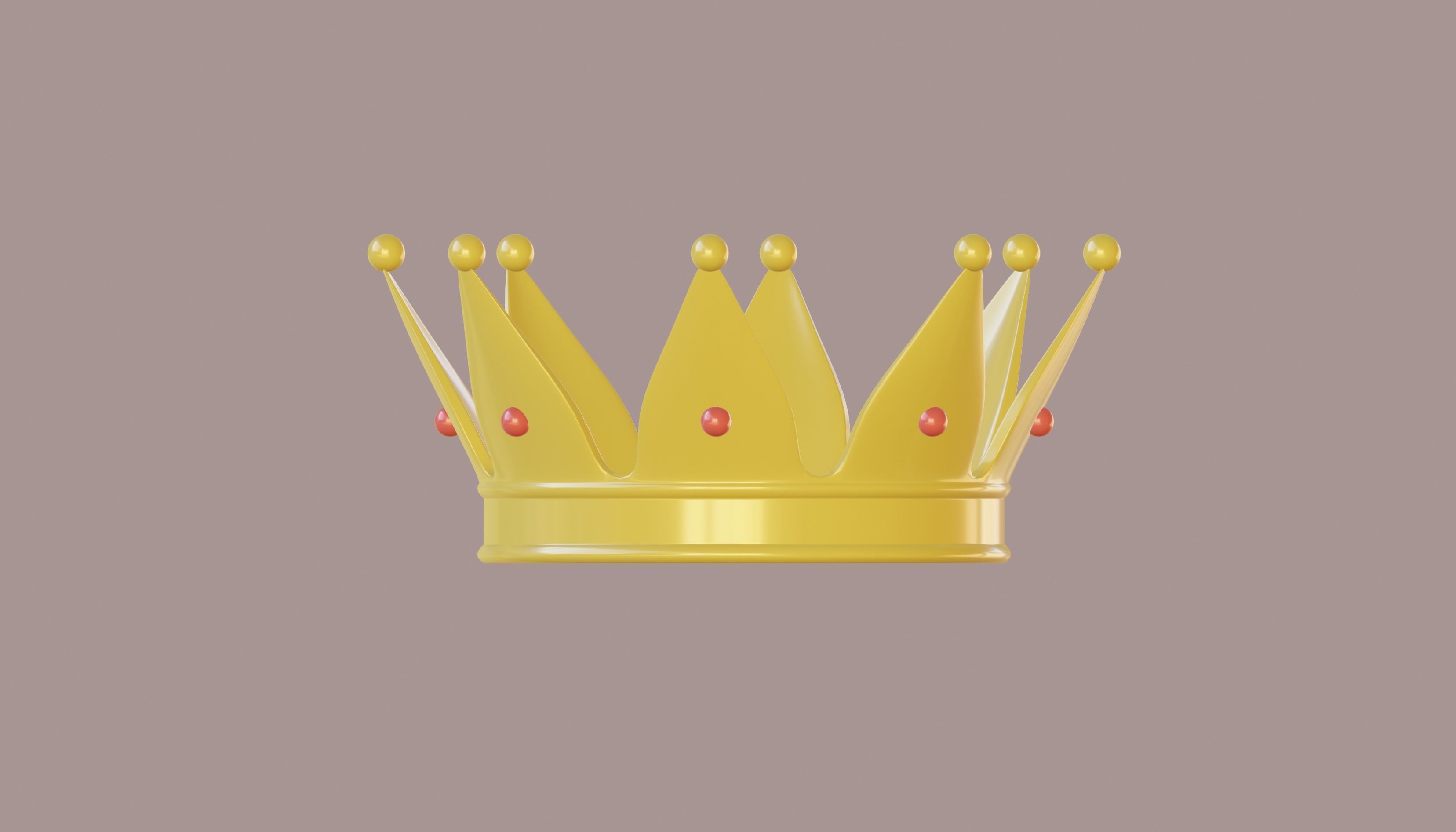Crown 3D model_4
