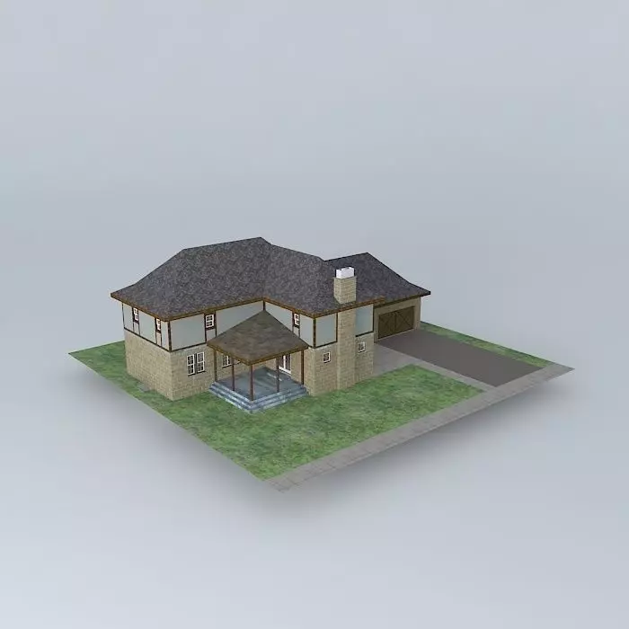 Omega House Free 3D model