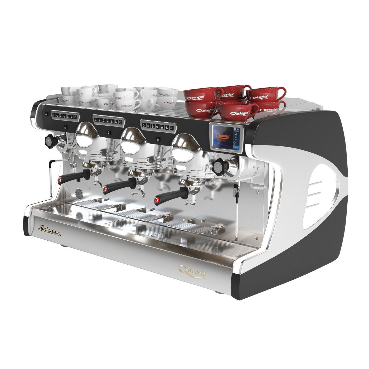 Astoria Sabrina coffe machine Low-poly 3D model_1