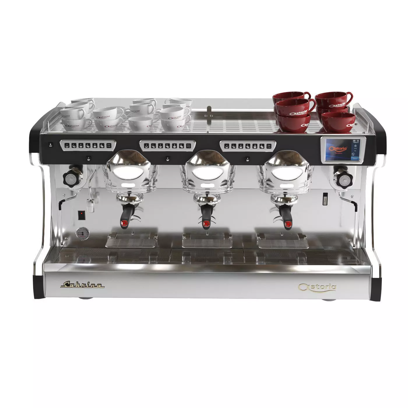 Astoria Sabrina coffe machine Low-poly 3D model_0