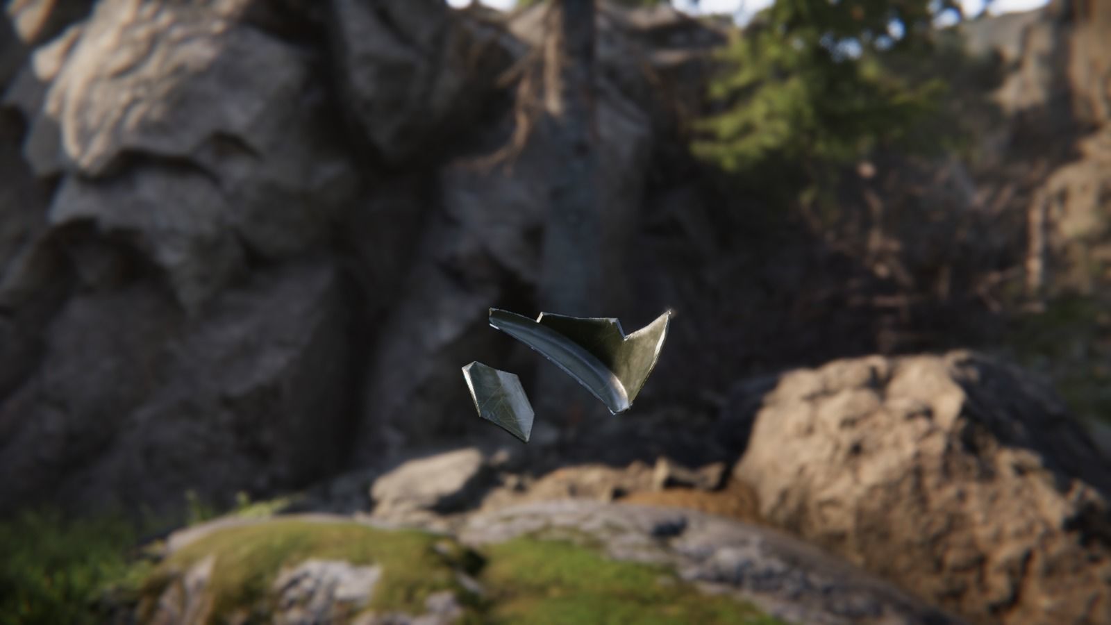 Improvised Weapons and Crafting Materials Low-poly 3D model_8