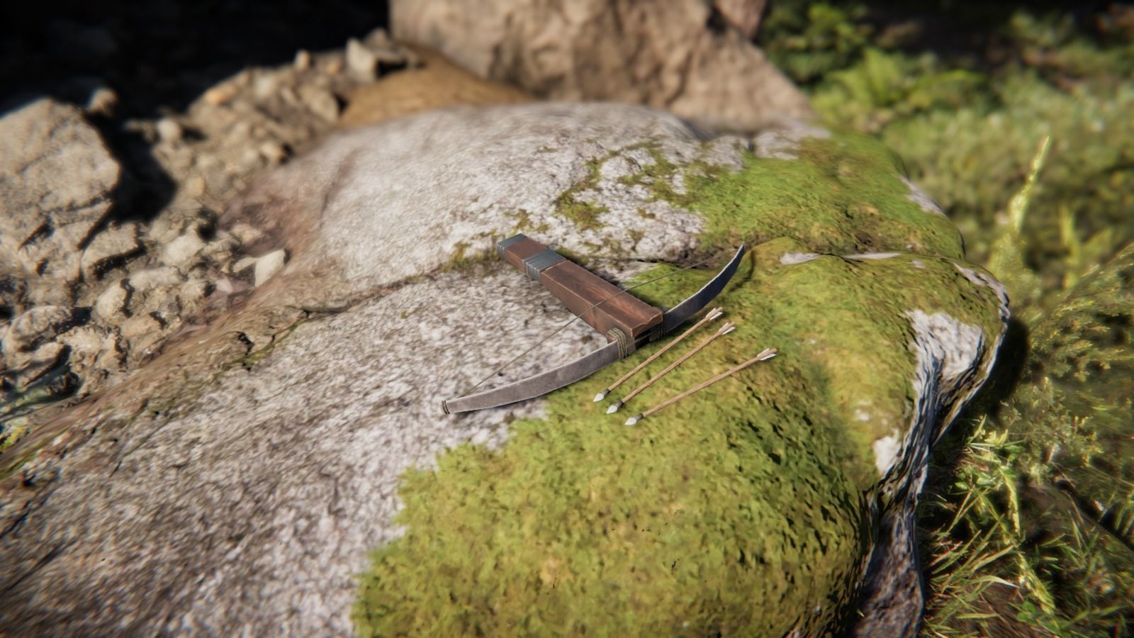 Improvised Weapons and Crafting Materials Low-poly 3D model_6