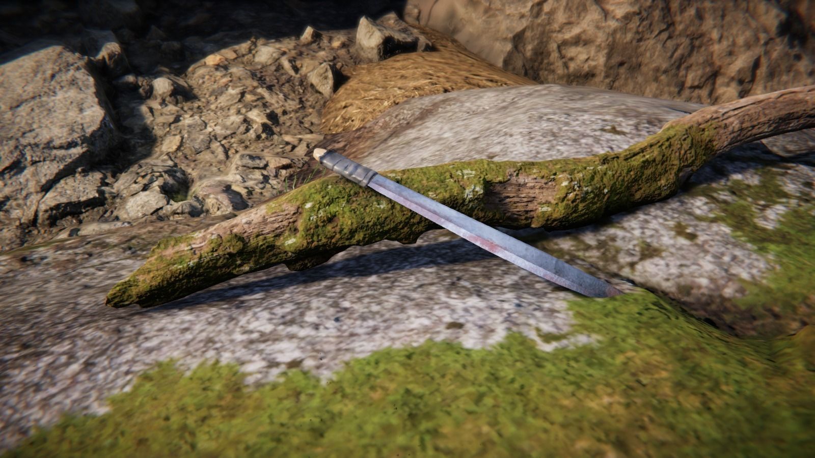 Improvised Weapons and Crafting Materials Low-poly 3D model_5