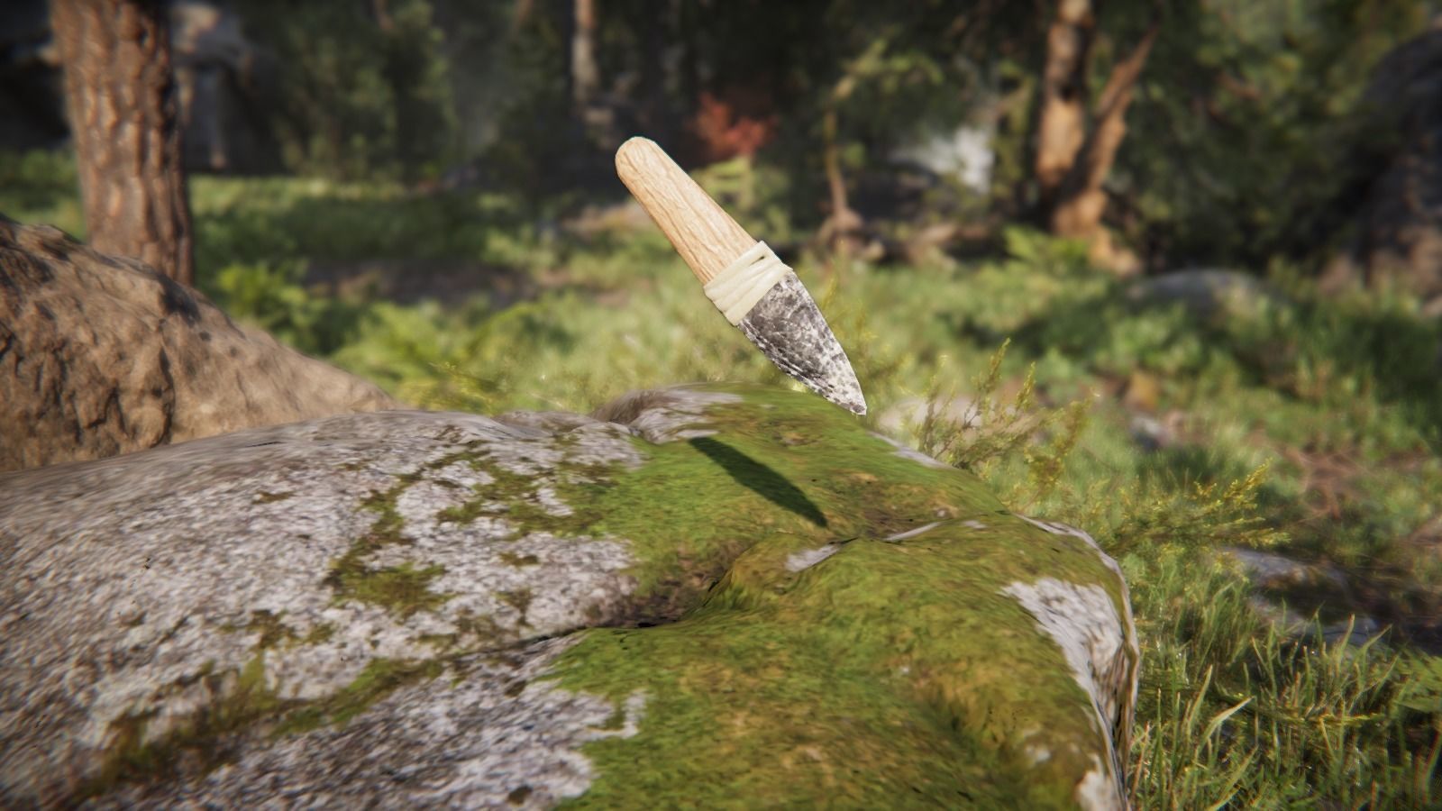 Improvised Weapons and Crafting Materials Low-poly 3D model_4