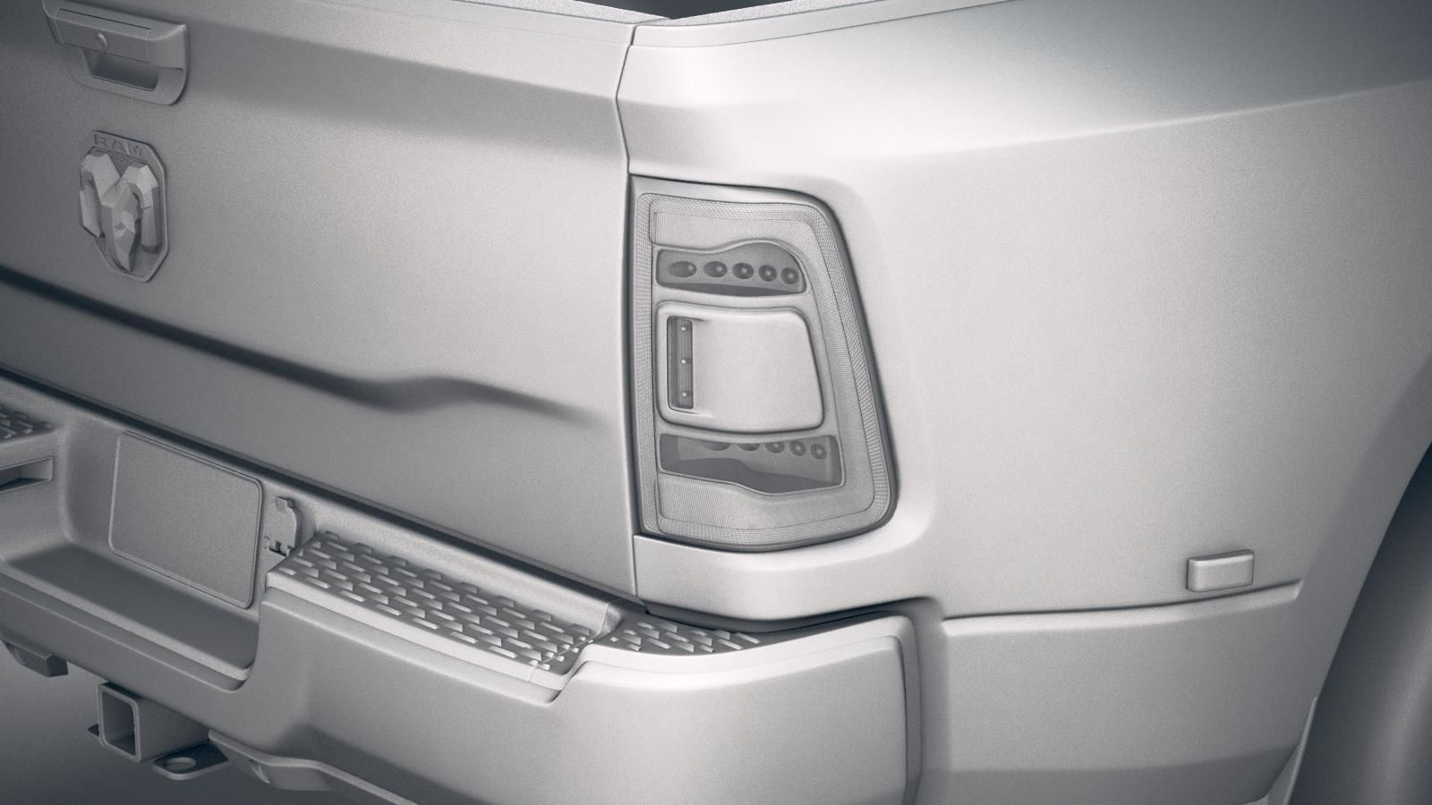 Ram 3500 HD single cab 2019 3D model_19