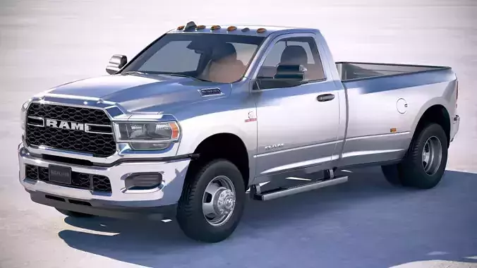 Ram 3500 HD single cab 2019 3D model