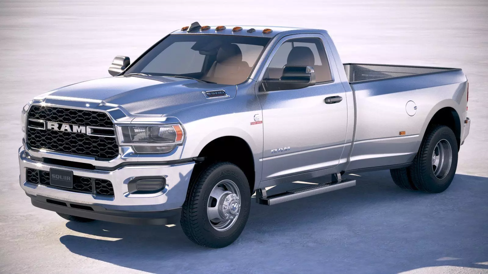 Ram 3500 HD single cab 2019 3D model_0