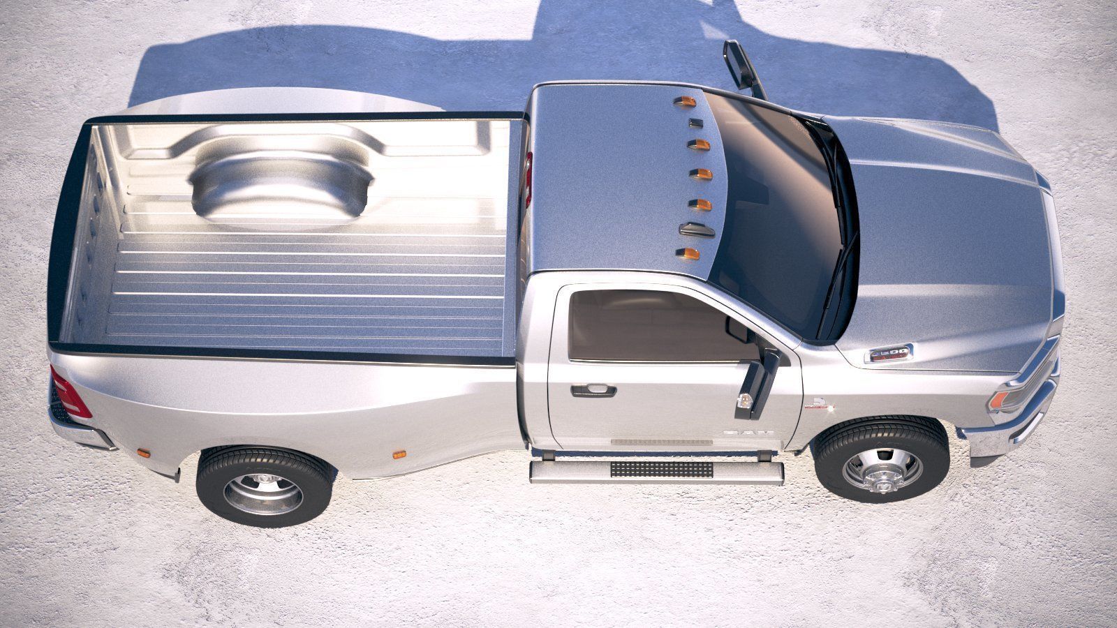 Ram 3500 HD single cab 2019 3D model_7