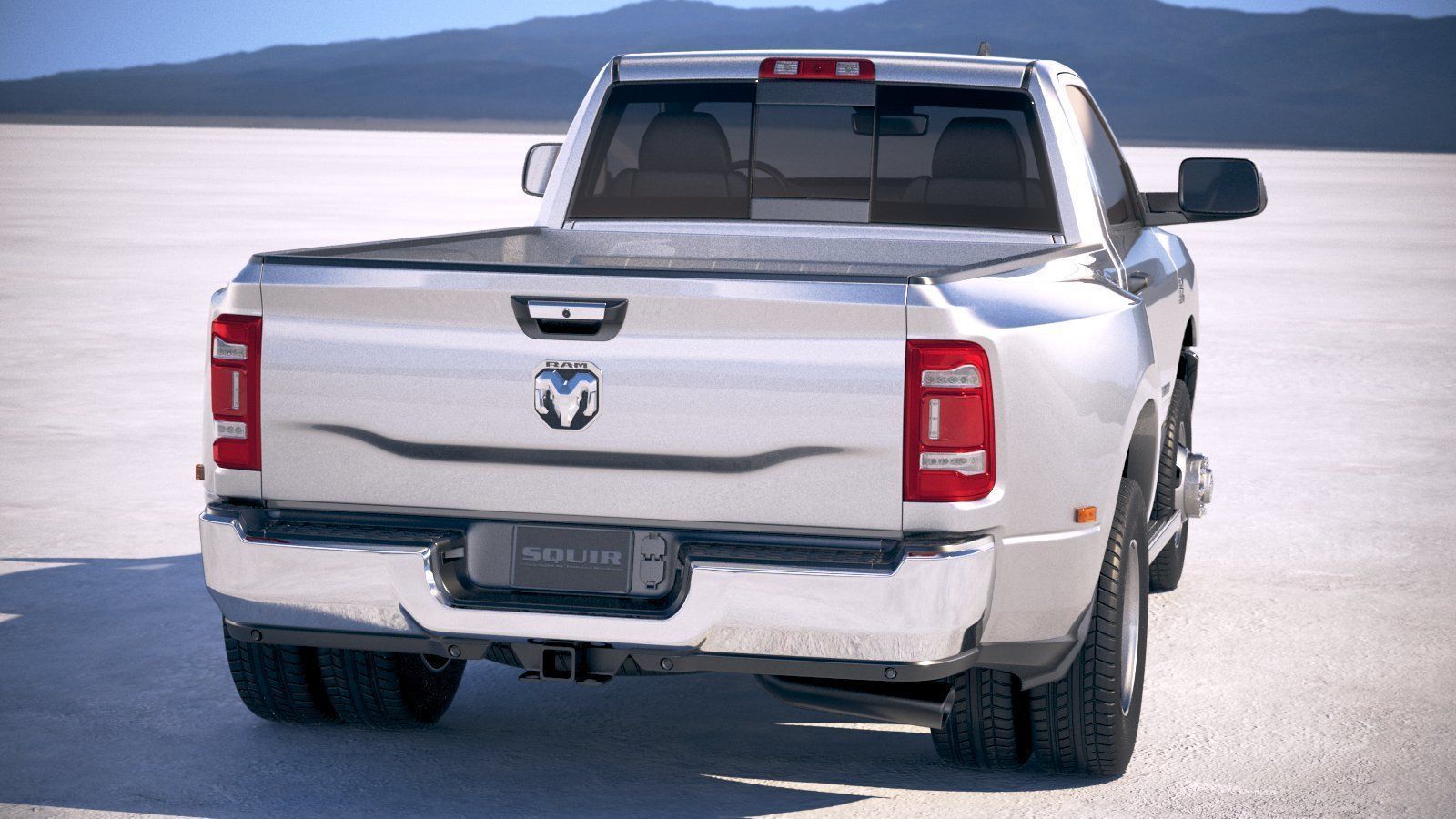 Ram 3500 HD single cab 2019 3D model_5