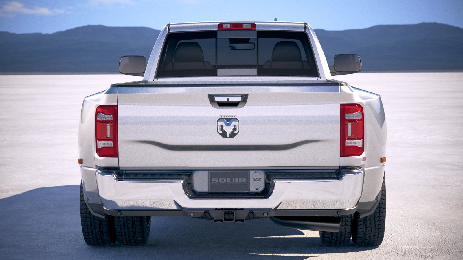 Ram 3500 HD single cab 2019 3D model_10