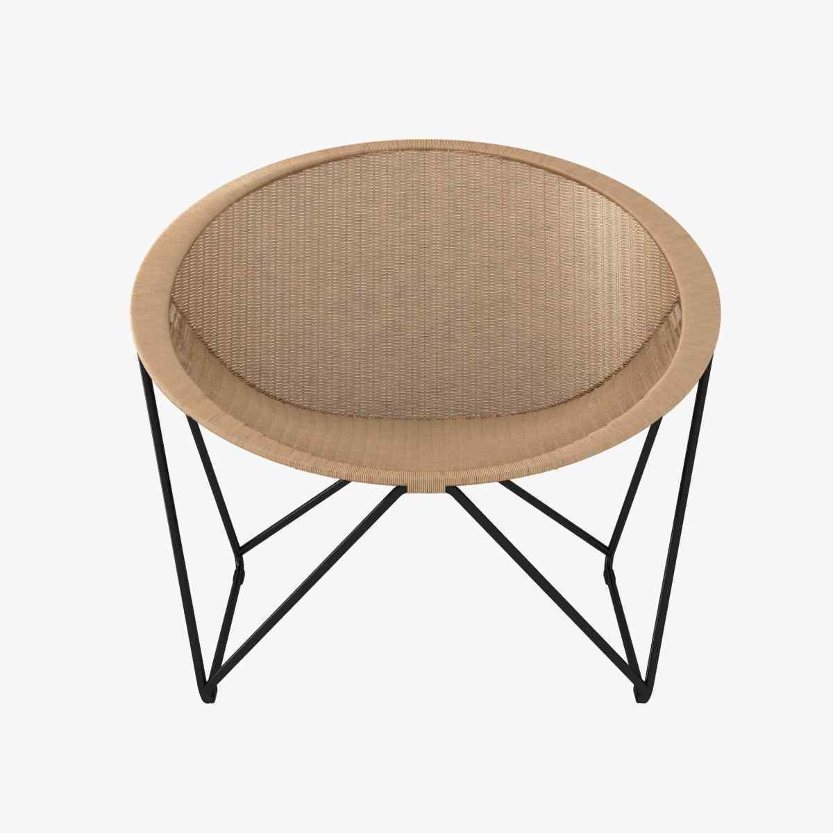 Yuzuru Yamakawa Fauteuil de jardin C317 noir  naturel 3d model 3D model_2