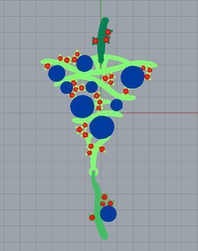 Pearl  Cross Pendant 3D print model_4